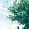 Serenity Under Canopy Wallpaper with Whispering Leaves wallpaper for iPhone, iPad & Mac