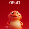Playful Ember Wallpaper with Spiky Charm wallpaper for iPhone, iPad & Mac