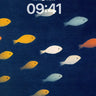 Deep Sea Schoolfish Wallpaper Background