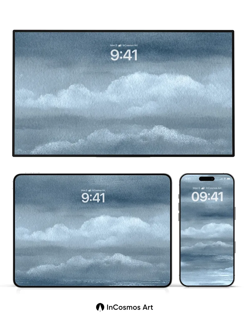 Storm’s Breath Wallpaper with Whispering Clouds