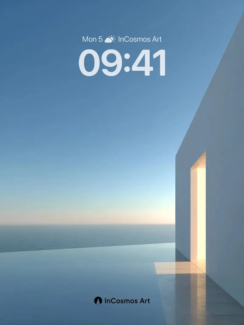 Serenity Portal Wallpaper with Infinite Horizon