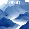 Sapphire Summit Wallpaper with Whispering Lines wallpaper for iPhone, iPad & Mac