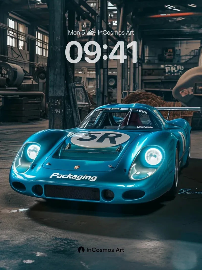 Steel Reverie Wallpaper with Neon Pulse