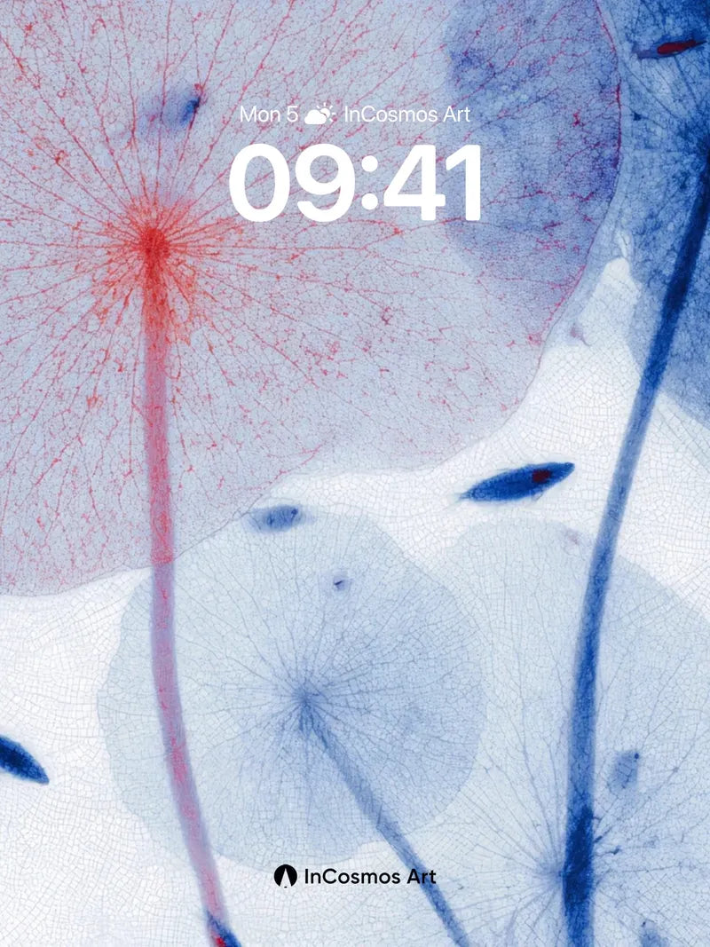 Serenity Bloom Wallpaper with Ethereal Stems