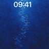 Deep Ocean Descent Minimalist Background wallpaper for iPhone, iPad & Mac