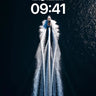 Midnight Vessel Wallpaper with Trailing Light Trails wallpaper for iPhone, iPad & Mac