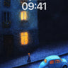 Nostalgic Nightfall Wallpaper with Snow-Kissed Streets wallpaper for iPhone, iPad & Mac