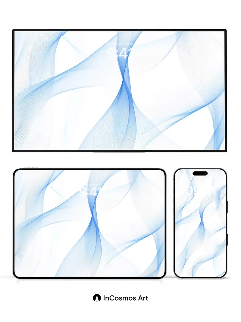 Serenity Flow Wallpaper with Ethereal Threads