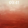 Crimson Horizon Wallpaper with Faded Sky wallpaper for iPhone, iPad & Mac