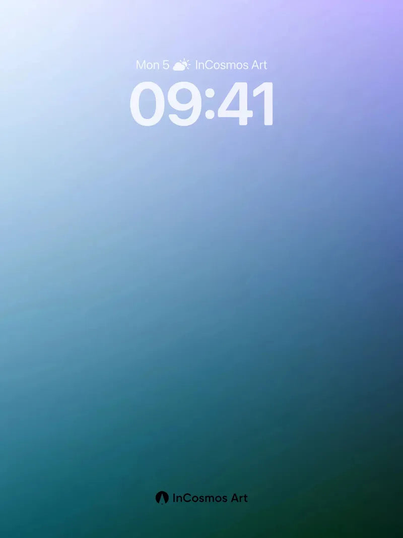 Serenity Gradient Wallpaper with Ethereal Hues