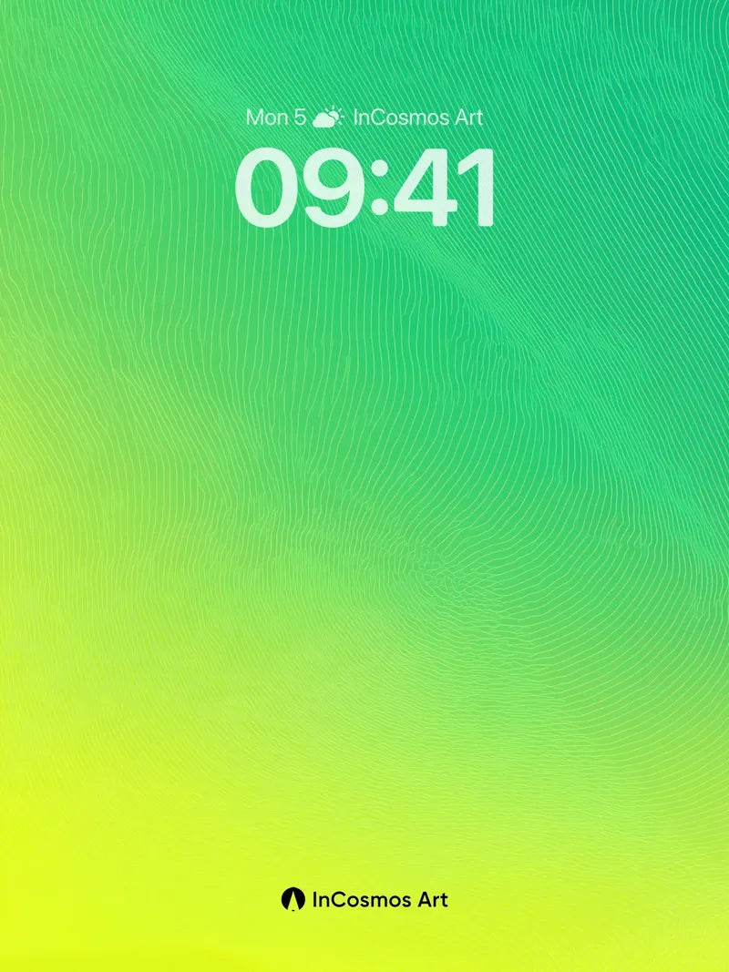 Luminous Gradient Wallpaper with Whispering Lines