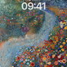 Whispering Garden Wallpaper with Polka-Dot Bloom wallpaper for iPhone, iPad & Mac