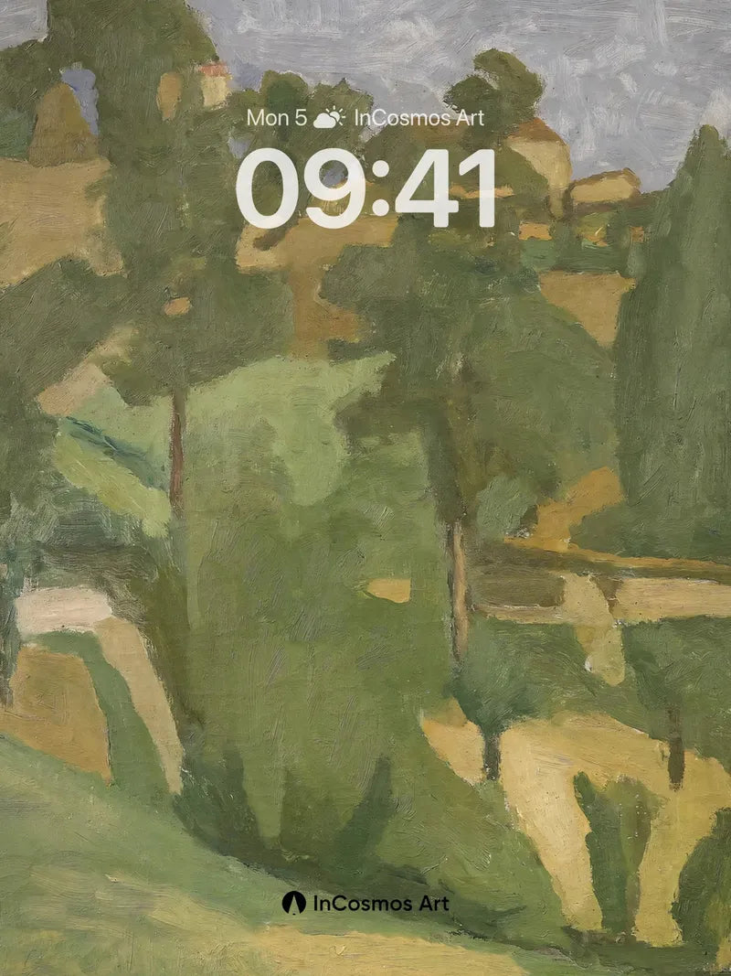 Whispering Canopy Wallpaper with Sunlit Gaps