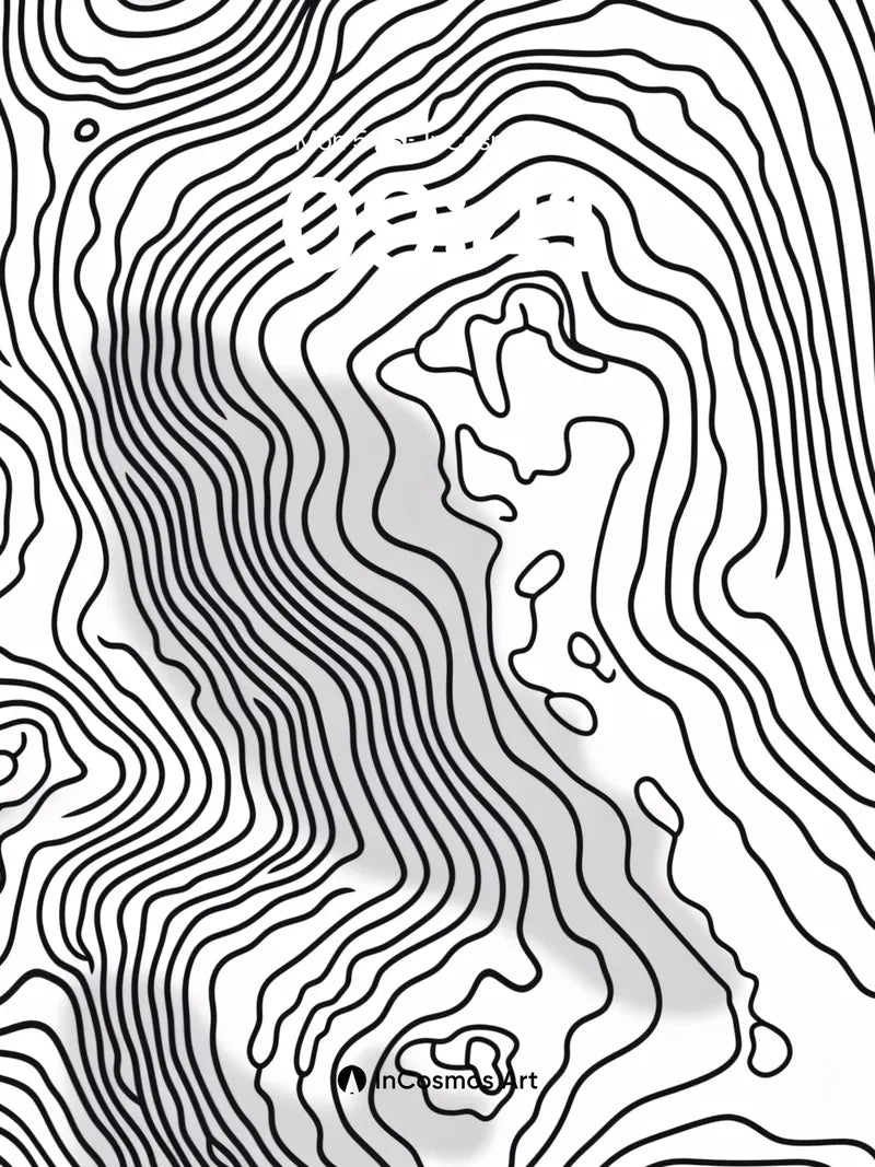 Silent Contour Wallpaper with Whispering Lines