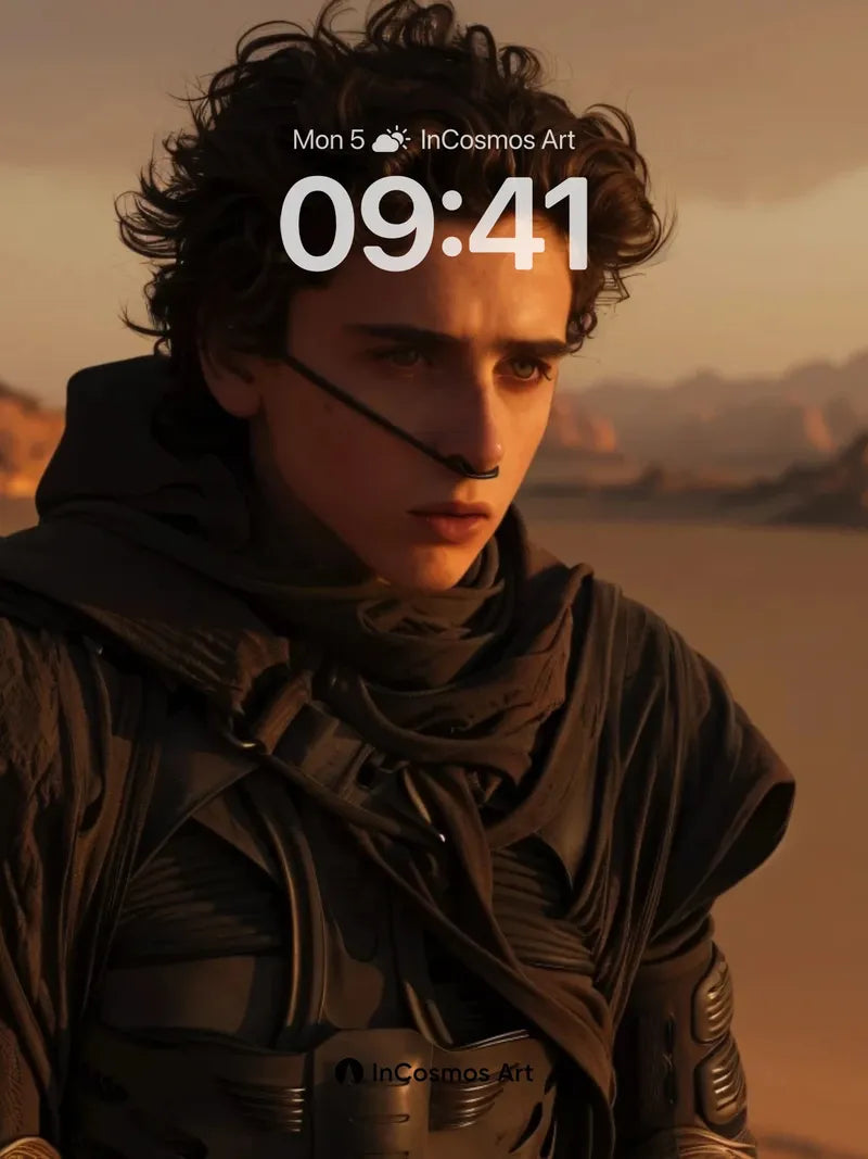 Desert Reverie Wallpaper with Sand-Scoured Armor