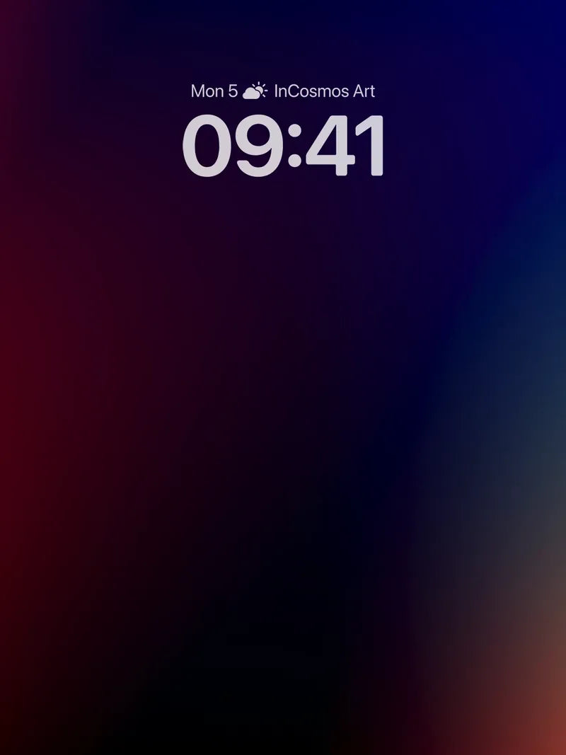 Velvet Hush Wallpaper with Cosmic Gradient