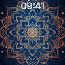 Celestial Mandala Wallpaper with Golden Veins wallpaper for iPhone, iPad & Mac