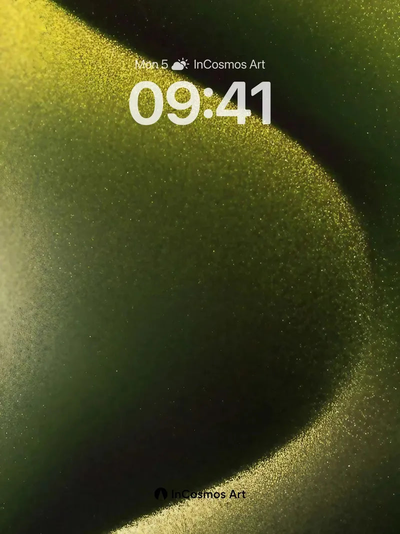 Golden Hush Wallpaper with Liquid Texture