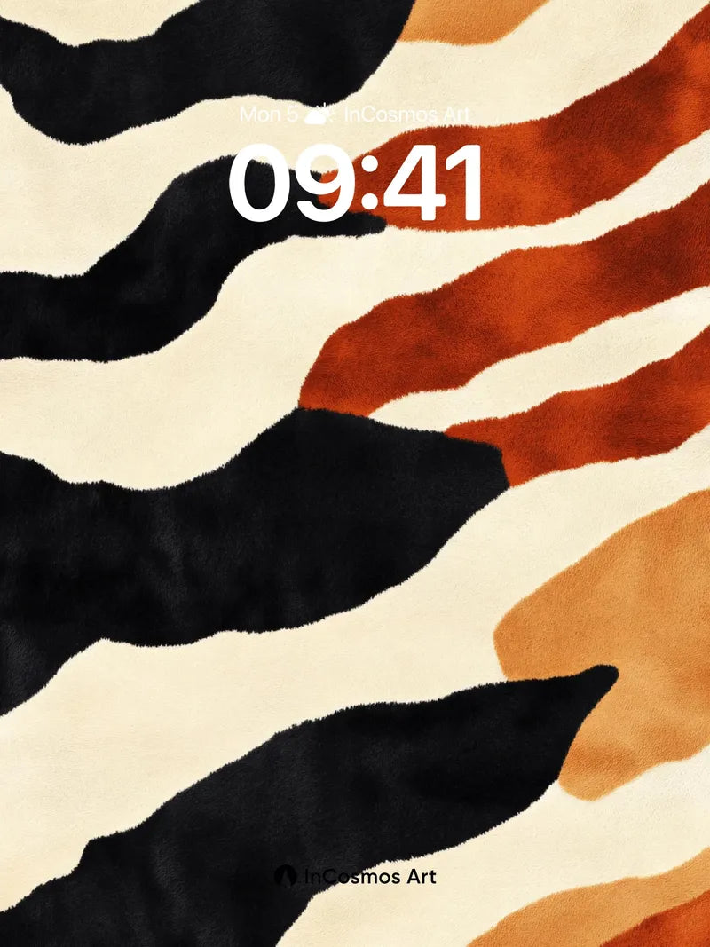 Rustic Pulse Wallpaper with Tiger's Breath wallpaper for iPhone, iPad & Mac