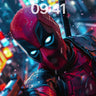 Neon Pulse Wallpaper with Rain-Slicked Armor wallpaper for iPhone, iPad & Mac