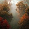 Autumn Mist Forest Wallpaper Background