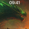 Ember-Scale Dragon Wallpaper with Volcanic Breath wallpaper for iPhone, iPad & Mac