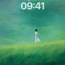 Serenity Field Wallpaper with Ethereal Drift wallpaper for iPhone, iPad & Mac