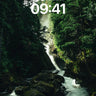 Whispering Canyon Wallpaper with Moss-Covered Stone wallpaper for iPhone, iPad & Mac