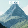 Serenity Peak Wallpaper with Ethereal Light wallpaper for iPhone, iPad & Mac