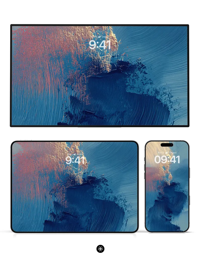 Ethereal Flow Abstract Wallpaper