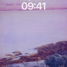 Serenity Shore Wallpaper with Lavender Hush wallpaper for iPhone, iPad & Mac