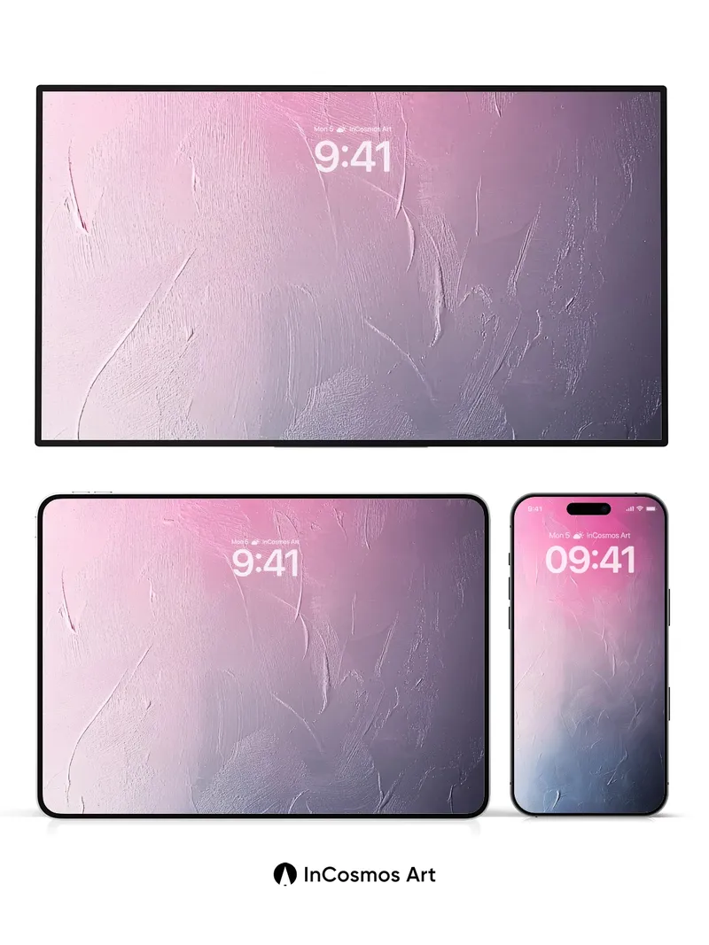 Frosted Hush Wallpaper with Ethereal Veins