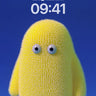 Playful Fuzz Wallpaper with Glowing Eyes wallpaper for iPhone, iPad & Mac