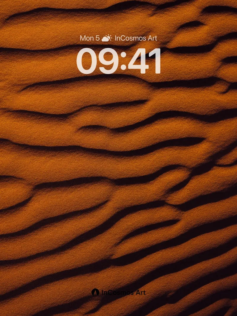 Desert Hush Wallpaper with Sand Ripples