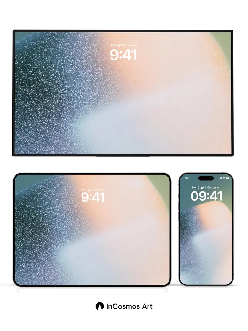 Soft Gradient Wallpaper with Subtle Speckle Texture