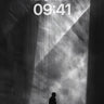 Silhouetted Solitude Wallpaper with Stone Light wallpaper for iPhone, iPad & Mac