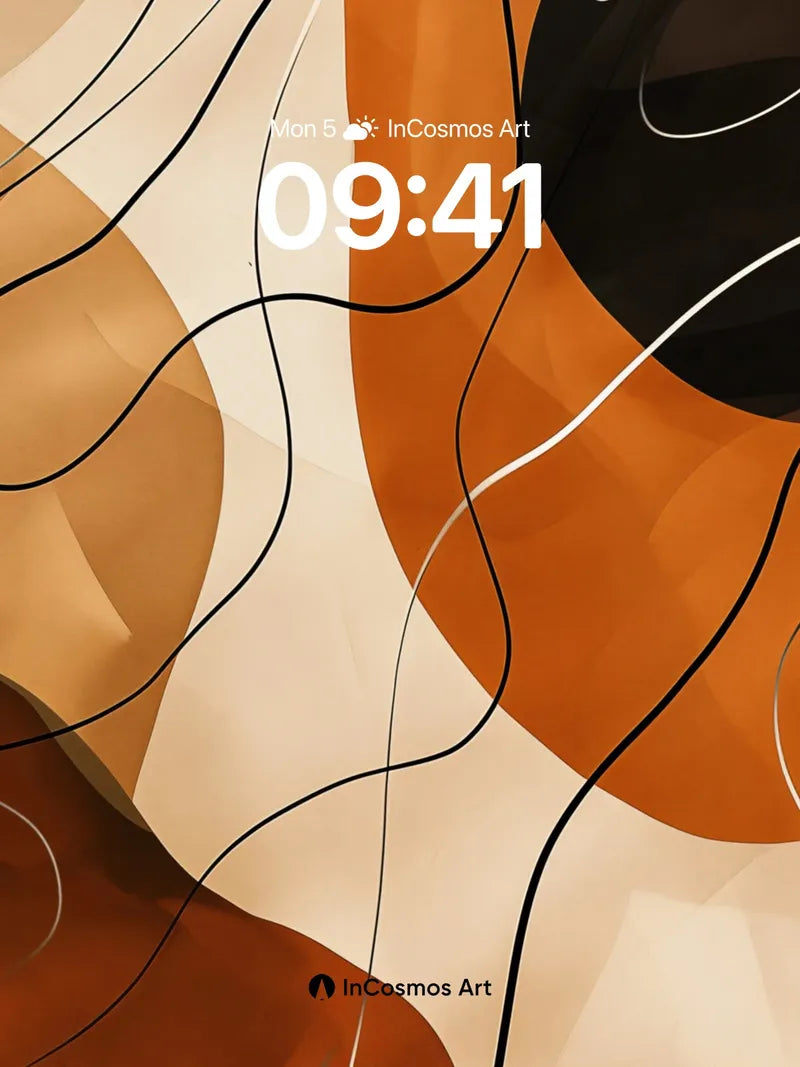 Serpentine Earth Wallpaper with Whispering Lines