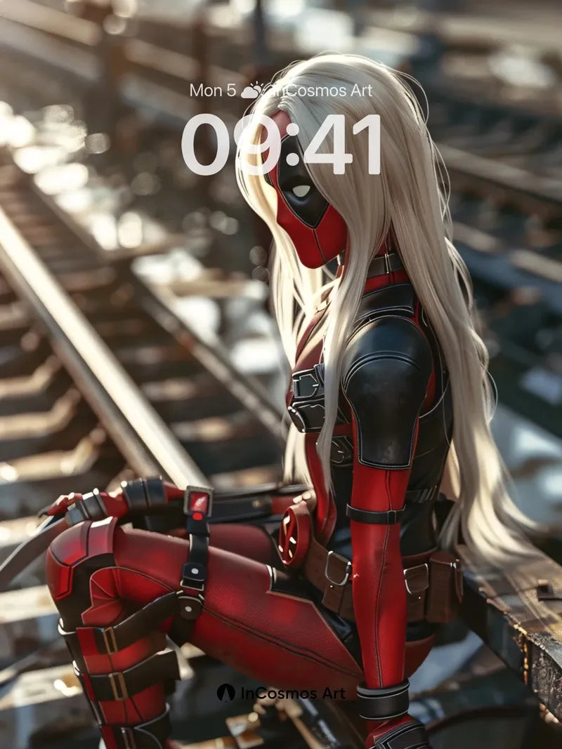 Steel-Silhouette Wallpaper with Sunlit Edge