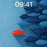 Solitary Flame Wallpaper with Ocean Currents wallpaper for iPhone, iPad & Mac