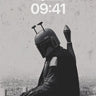 Silent Sentinel Wallpaper with City Veil wallpaper for iPhone, iPad & Mac