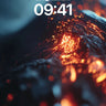 Incandescent Flow Wallpaper with Molten Veins wallpaper for iPhone, iPad & Mac