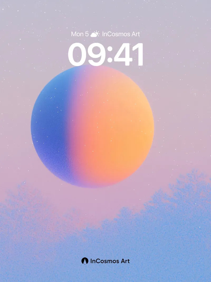 Serenity Orb Wallpaper with Cosmic Hush