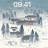 Winter Village Serenity Wallpaper wallpaper for iPhone, iPad & Mac