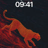Fiery Cheetah Wallpaper with Shadowed Depths wallpaper for iPhone, iPad & Mac