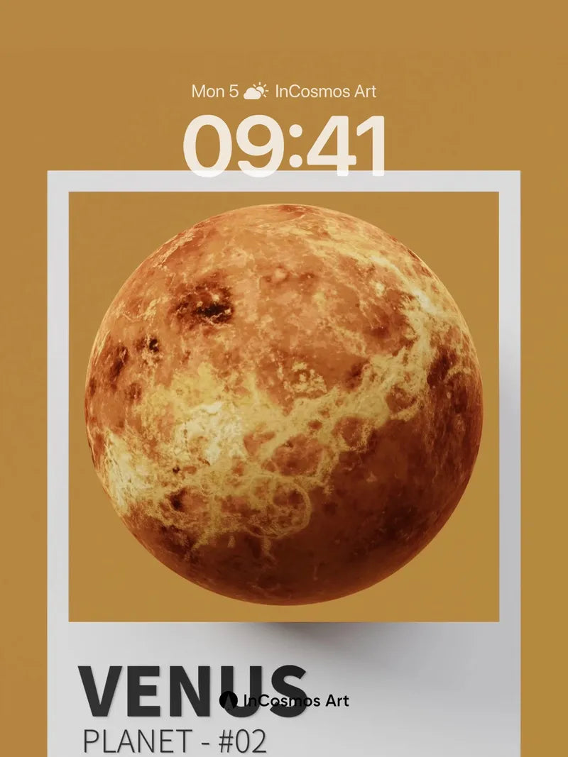 Golden Haze Wallpaper with Celestial Texture