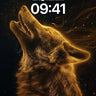 Golden Howl Wallpaper with Starlight Dust wallpaper for iPhone, iPad & Mac