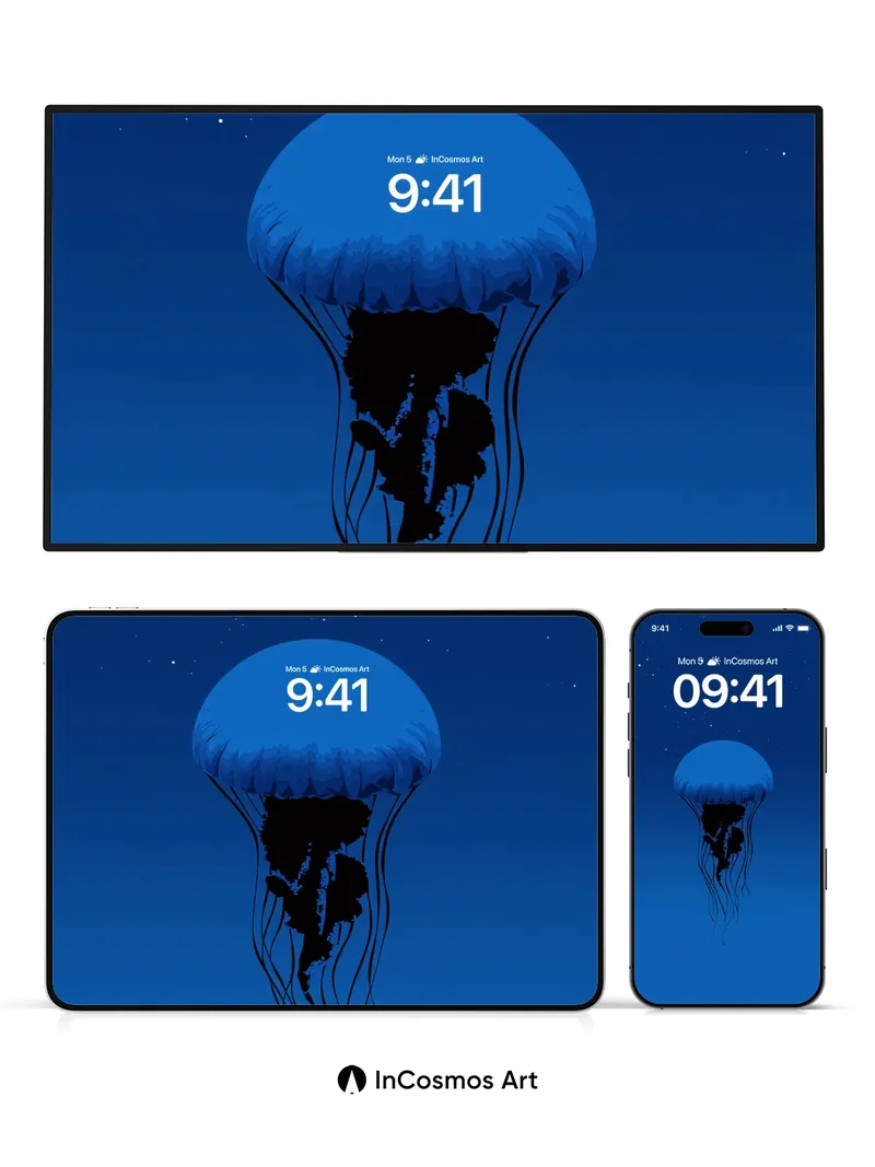 Deep Sea Lullaby Wallpaper with Celestial Drift