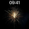 Celestial Spark Wallpaper with Golden Embers wallpaper for iPhone, iPad & Mac