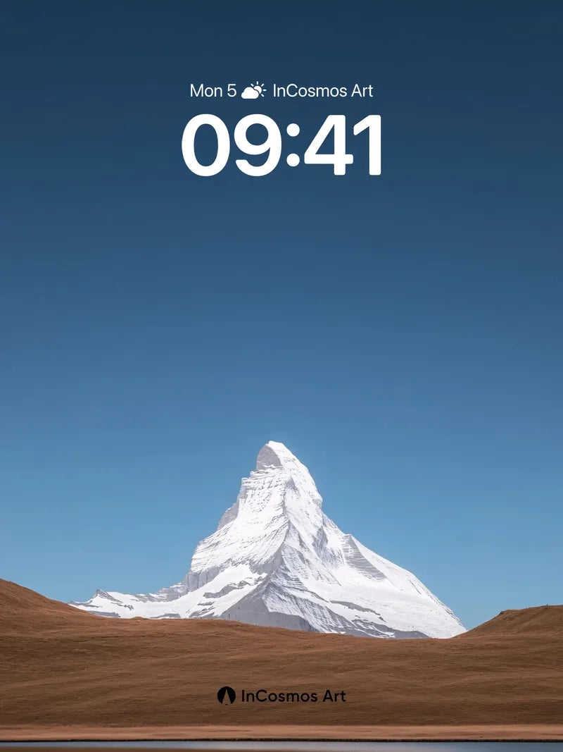 Serenity Peak Wallpaper with Mirror Lake