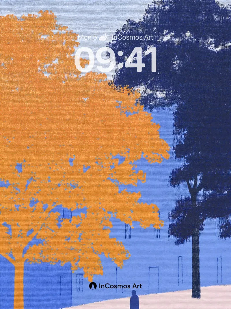 Autumn Hush Wallpaper with Silent Walker